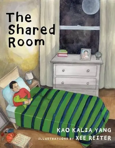 Cover illustration for the picture book The Shared Room by Kao Kalia Yang.